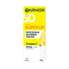 GARNIER - Protector Solar Super UV Toque Seco Envase 40 g