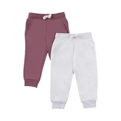 REDWOOD - Packx2 Jogger Franela Bebe Niña