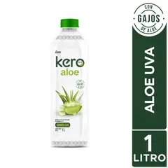 KERO - Bebida Aloe Sabor Uva Botella 1 L