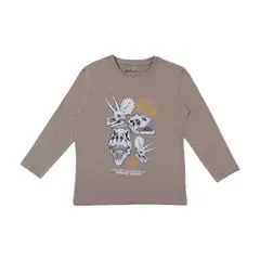 REDWOOD - Polo Estampado Manga Larga Niño