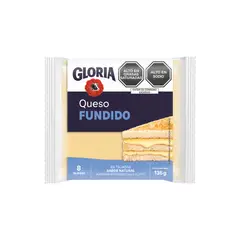 GLORIA - Queso Fundido Natural en Tajadas Empaque 136 g