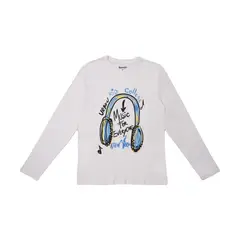 REDWOOD - Polo Estampado Manga Larga Teen Niño