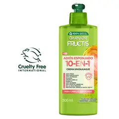 FRUCTIS - Crema para Peinar 10 en 1 Esponjado Botella 300 mL