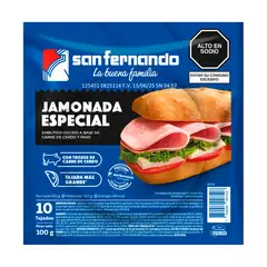 PRECIO UNO - Jamonada Especial San Fernando Empaque 100 g