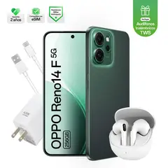 OPPO - Smartphone Reno 14F Bundle 12+256 Verde