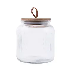 CASA JOVEN - Canister Vidrio Tapa Madera Mallorca