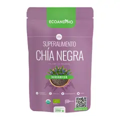 ECOANDINO - Chia Negra en Granos Orgánica Doypack 200 g