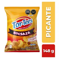 TORTEES - Snack de Maíz Picante Bolsa 148 g
