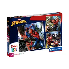 CLEMENTONI - PZL 3X48 SQUARE MARVEL SPIDERMAN
