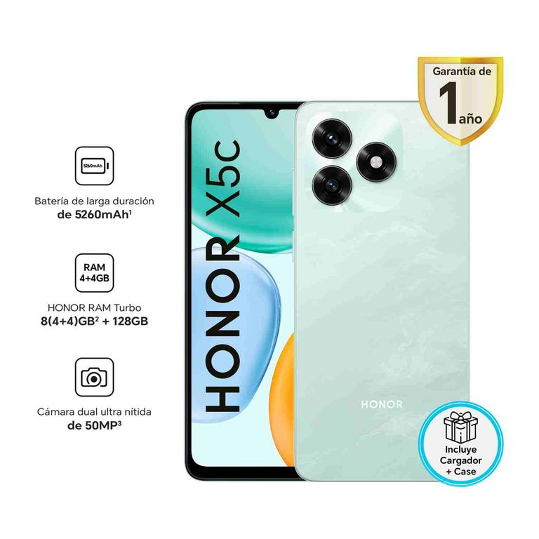 Smartphone X5C 4Gb+128Gb Ocean Cyan