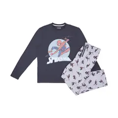 MARVEL - Pijama Franela Spidrman Hombre Spiderman