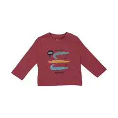 REDWOOD - Polo Estampado Manga Larga Bebe Niño