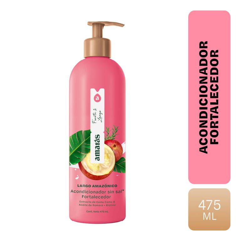 Acondicionador Amarás Largo Amazónico Envase 475 mL