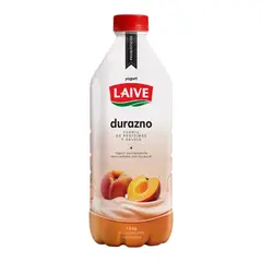 LAIVE - Yogurt Probiótico Sabor Durazno Botella 1.5 Kg