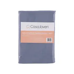 CASA JOVEN - PACKX2 FUNDAS DE ALMOHADA SOLIDA LT NAVY