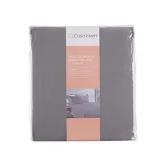CASA JOVEN - JUEGODE SABANAS MICROFIBRA 2PLZ LT CHOCO