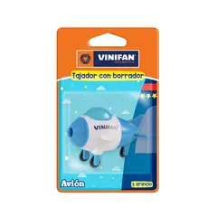 VINIFAN - Tajador Avión con Borrador Blíster