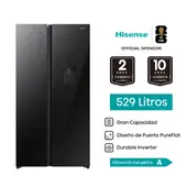 Refrigeradora Hisense 529Lt Side By Side RS3P558NM11