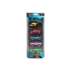 HAPPY LINE - SET DE 5 VEHICULOS DIE CAST