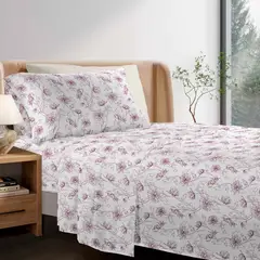 CASA JOVEN - JUEGO DE SABANAS EST 1.5PLZ FLORES BERRY