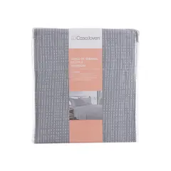 CASA JOVEN - JUEGO DE SABANAS EST 2PLZ CHARCOAL