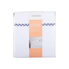 CASA JOVEN - SABANAS BRODERIE BLANCA NAVY 2PLZ