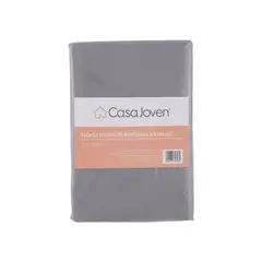 CASA JOVEN - PACK X2 FUNDAS DE ALMOHADA SOLIDA GRI