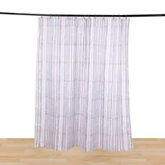 CASA JOVEN - CORTINA BANO TELA C ARGOLLAS RAYAS