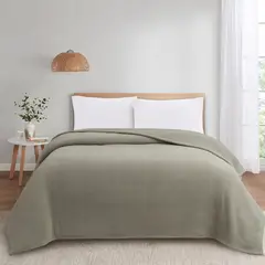 CASA JOVEN - FRAZADA SHERPA 2PLZ TAUPE