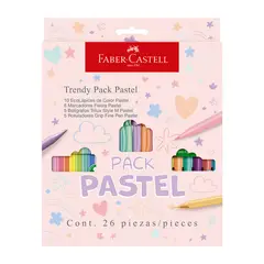 FABER CASTELL - Trendy Pack Pastel