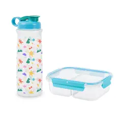 REYPLAST - Set Taper Mi Combo 1.3L + Botella Decco 1L Casa Joven