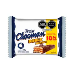 COSTA - Chocman Doble Manjar Empaque 198 g