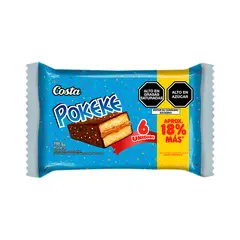 COSTA - Bizcocho Pokeke Empaque 198 g