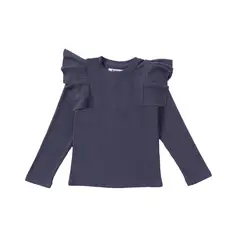 REDWOOD - Polo Manga Larga Ruffle Niña