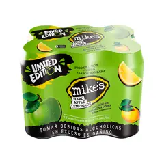 undefined - Bebida RTD Mikes Hard Apple Lemonade Sixpack Lata 355 mL