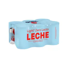 GLORIA - Leche Light Zero Lacto Sixpack Lata 390 g