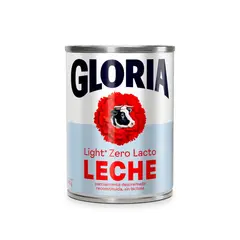 GLORIA - Leche Light Zero Lacto Lata 390 g
