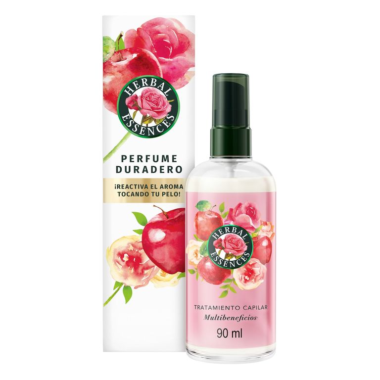 Perfume Capilar Duradero Multibeneficios Herbal Essences Botella 90 mL