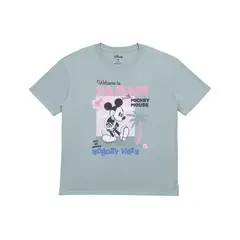 DISNEY - Polo Manga Corta Oversize Mujer Mickey