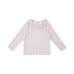 REDWOOD - Polo Manga Larb Rib Tejido Bebe Niña