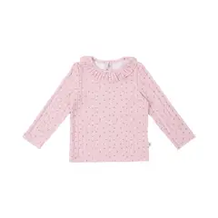 REDWOOD - Polo Manga Larb Rib Tejido Bebe Niña