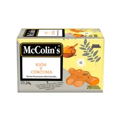 MC COLINS - Infusión McColins Cúrcuma y Jengibre Caja 20 Sobres