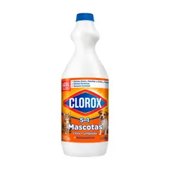 CLOROX - Lejía 5 en 1 Mascotas Botellas 900 mL