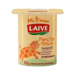 LAIVE - Yogurt Pancitas Felices Durazno Envase 113 g
