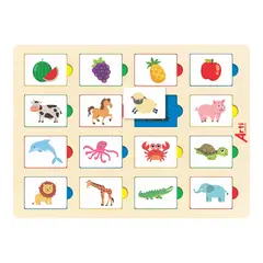 ARTI CREATIVO - Juego Rompecabezas de Encaje Sombras 16 Piezas