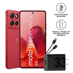 MOTOROLA - Smartphone G86 Power 8+256Gb Cereza