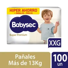 BABYSEC - Pañales Super Premium Talla XXG Empaque 100 Und