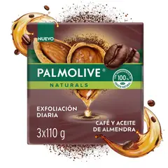 PALMOLIVE - Jabón de Tocador Café Empaque 3 Und