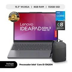 LENOVO - Laptop Ideapad Slim 3i Intel Core i5-13420H 8GB RAM 512GB SSD 15.3" WUXGA