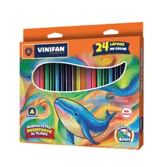 VINIFAN - Colores Triangulares Largos x24 (4 mm)